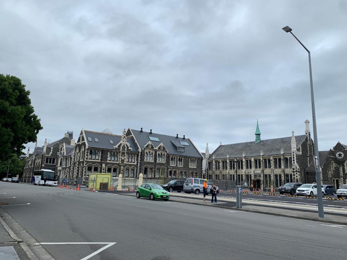 The Observatory Hotel Christchurch Exterior photo The school buildings from the north